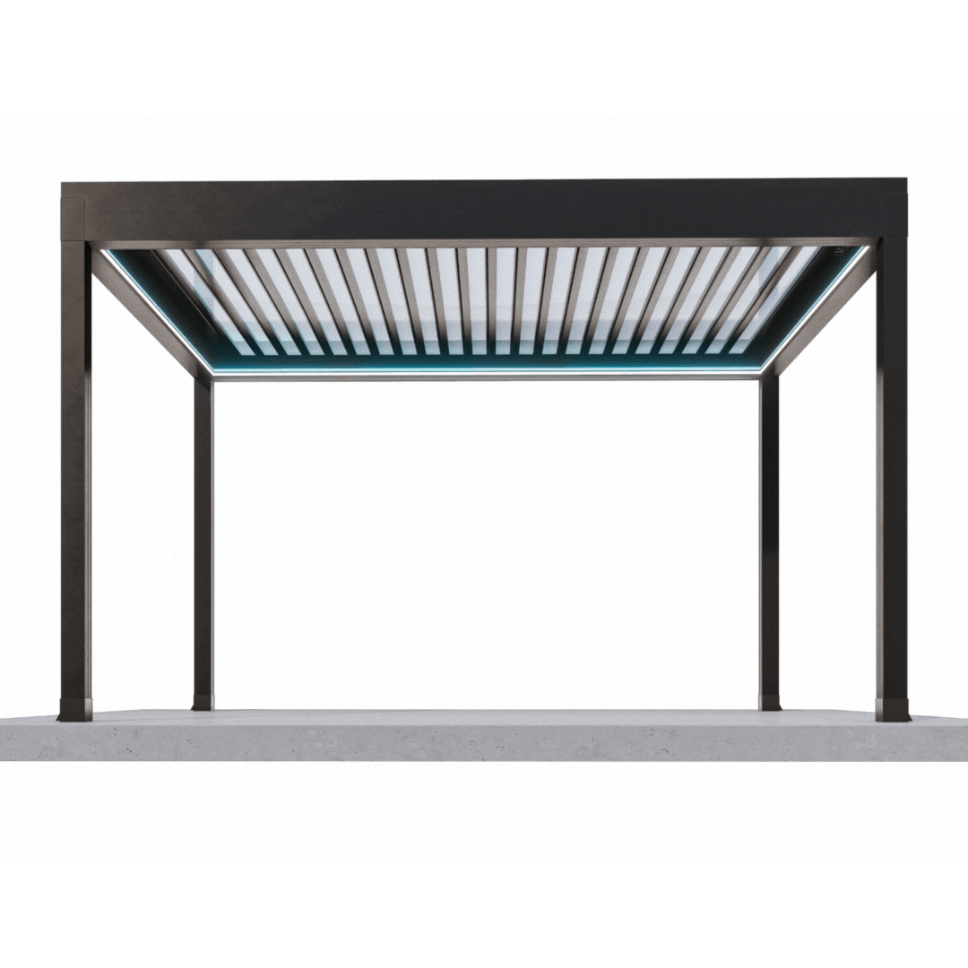 Pergolă Bioclimatică Orientabilă & Retractabilă